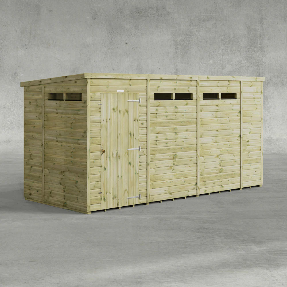 Premium Pent Security Shed