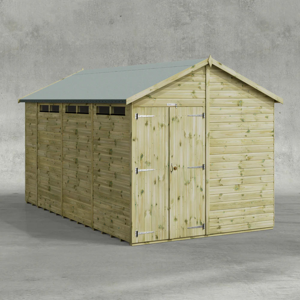 Premium Apex Security Shed