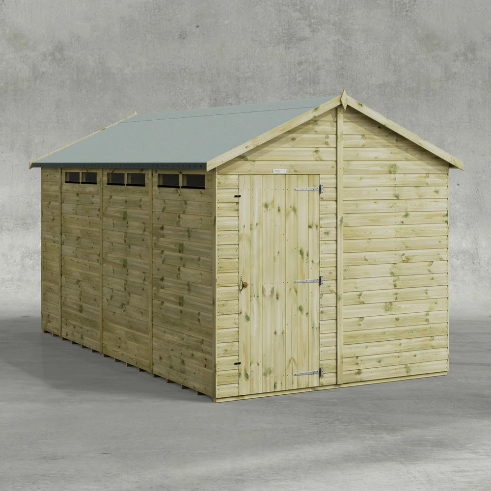 Premium Apex Security Shed