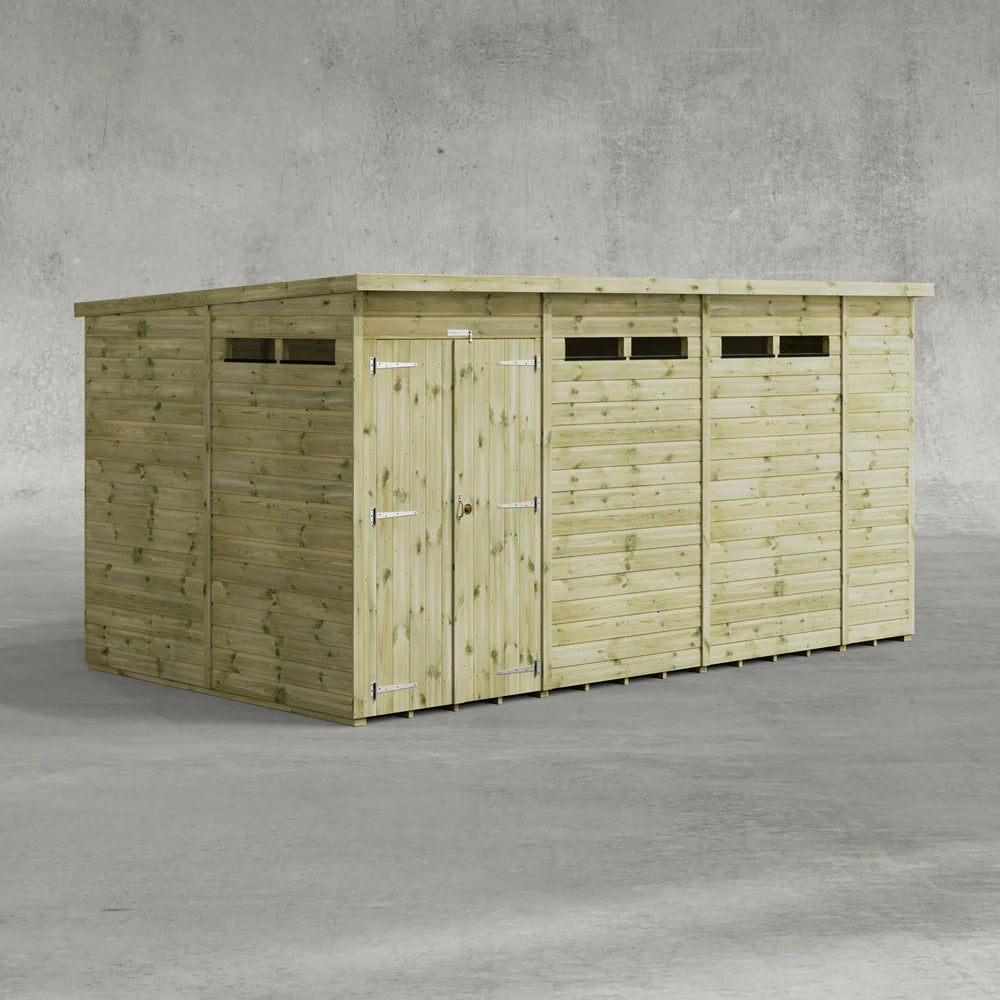 Premium Pent Security Shed