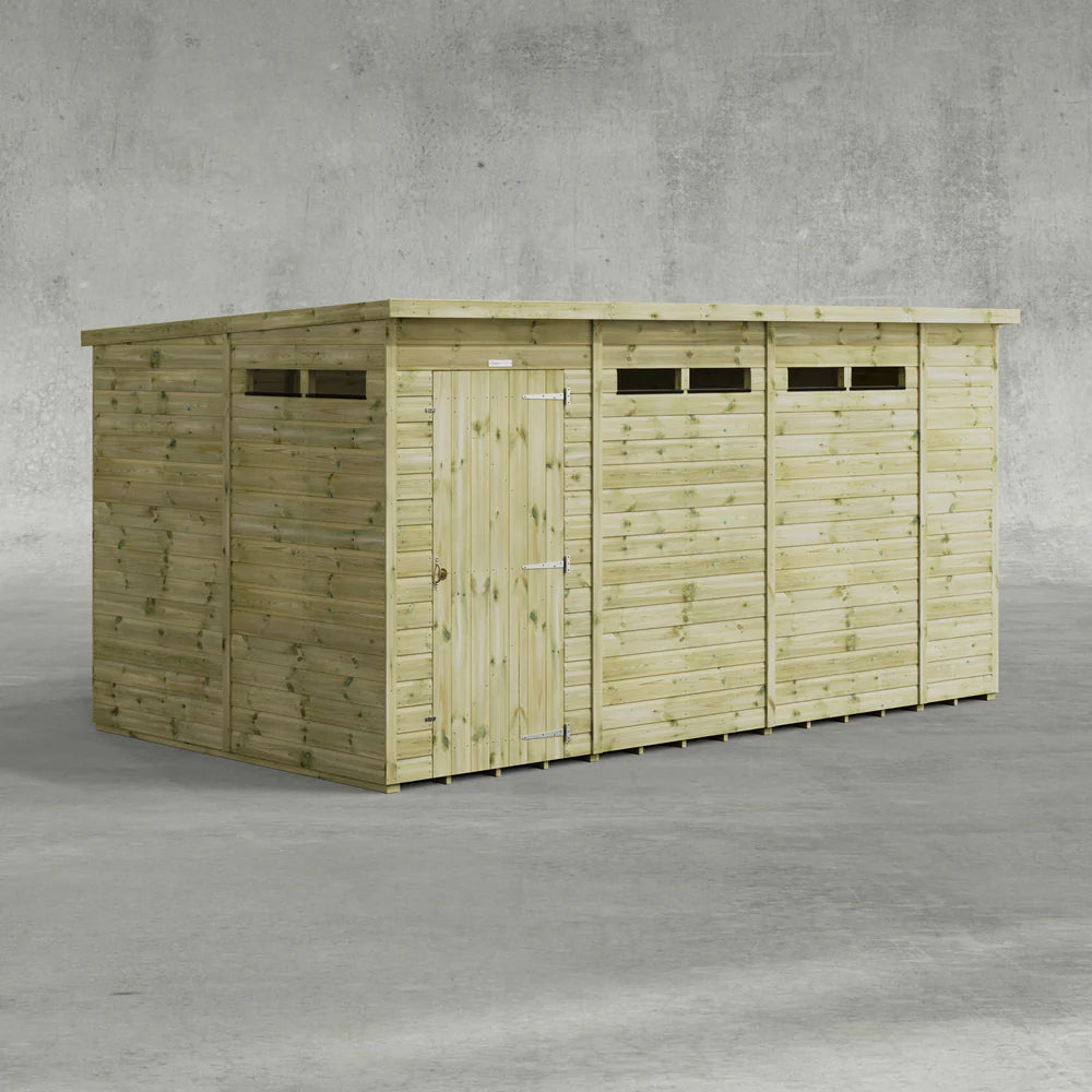 Premium Pent Security Shed
