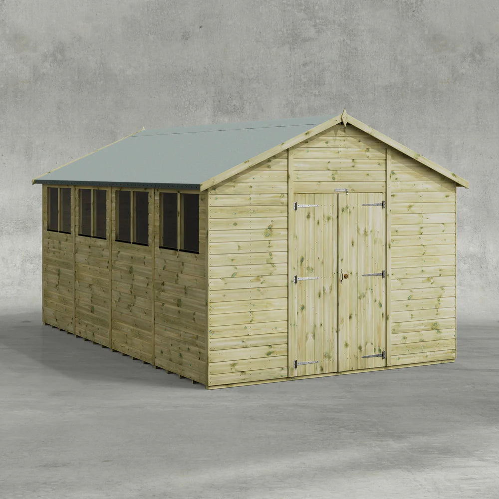 Premium Shiplap Apex Garden Shed