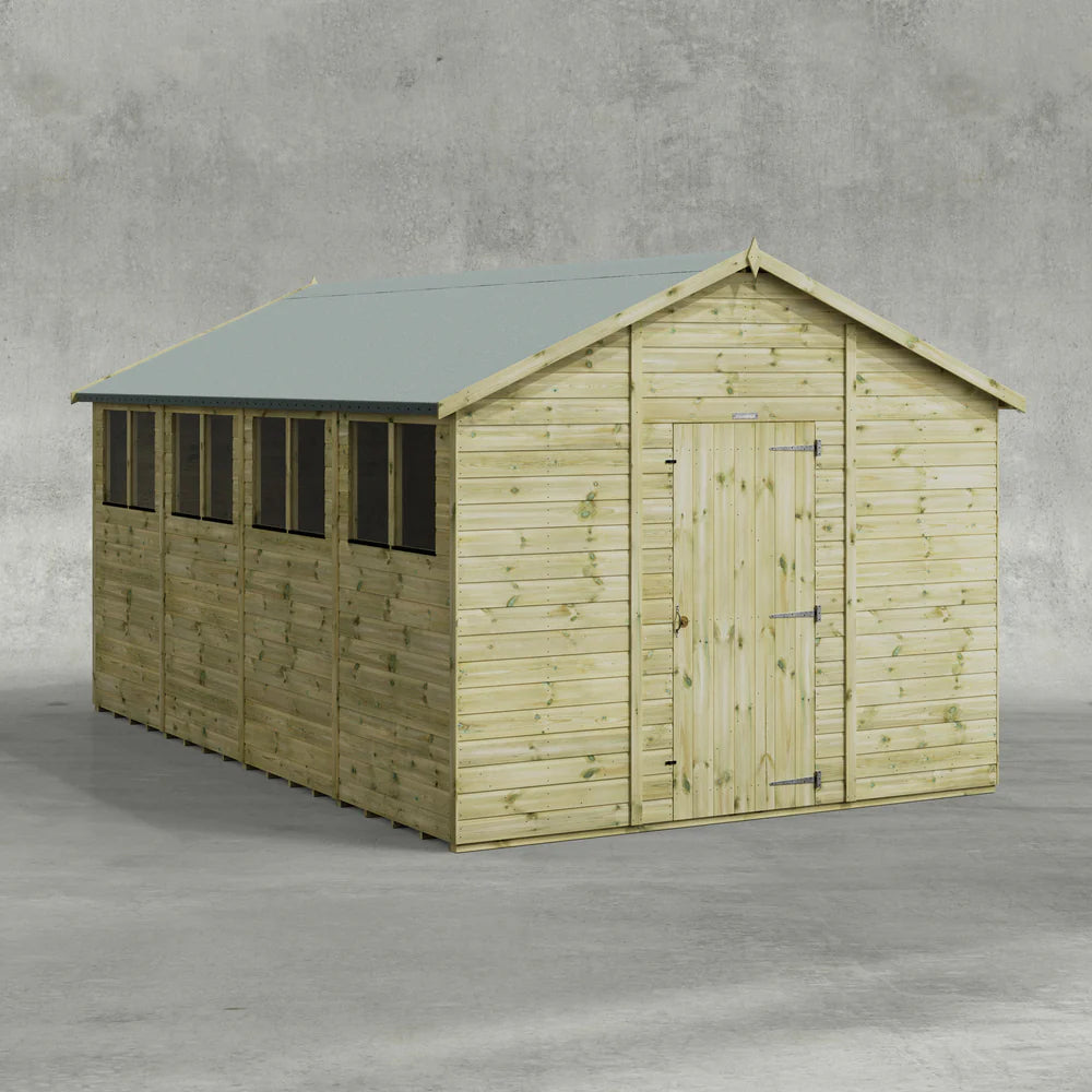 Premium Shiplap Apex Garden Shed