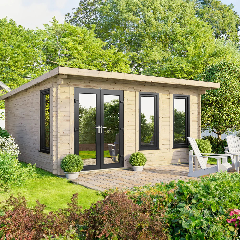 Power Pent Log Cabin - 44mm