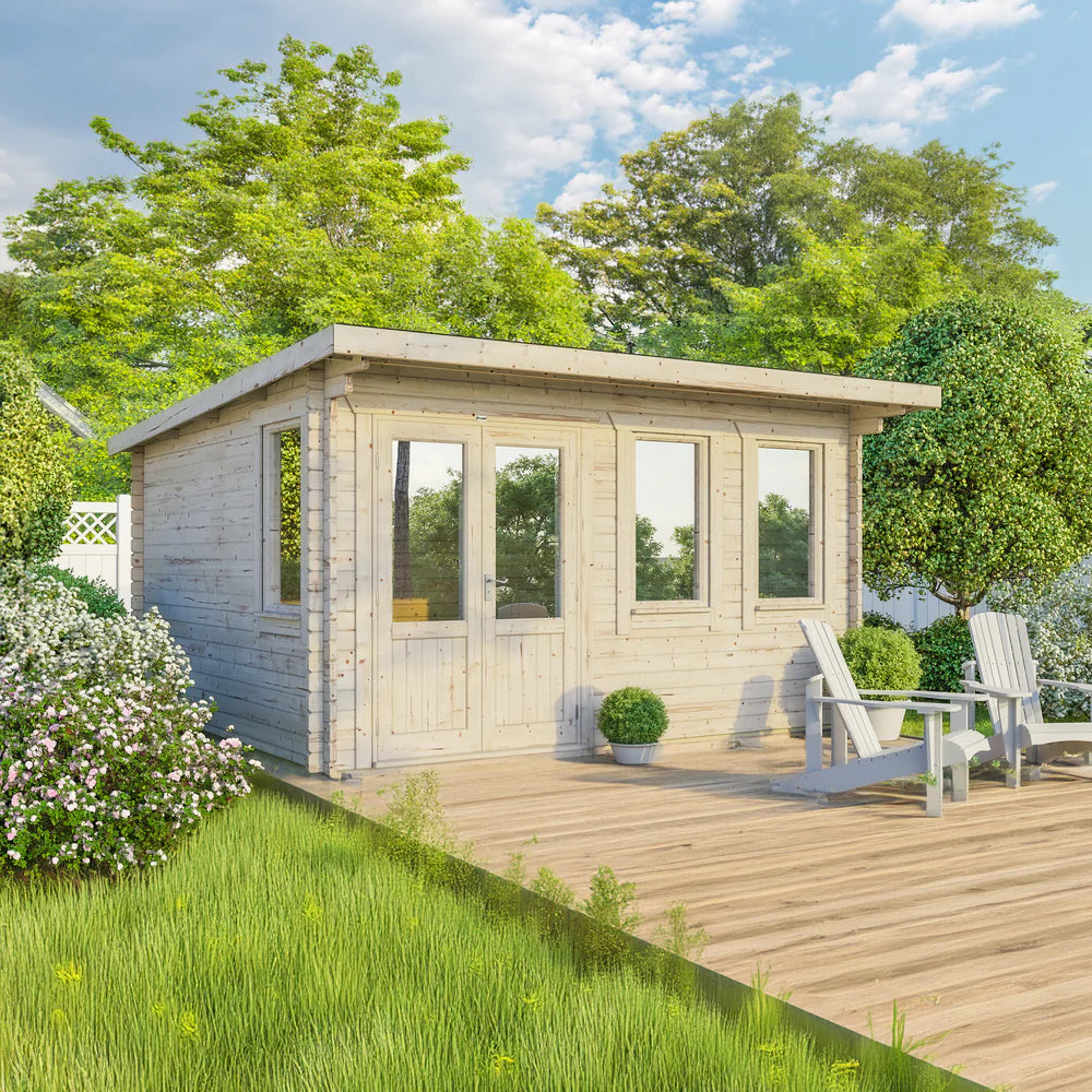 Power Pent Classic Log Cabin - 44mm