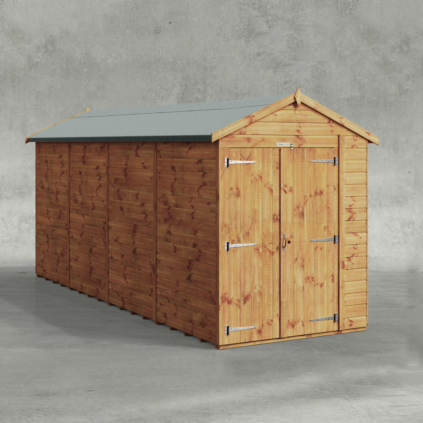 Power Shiplap Apex Shed