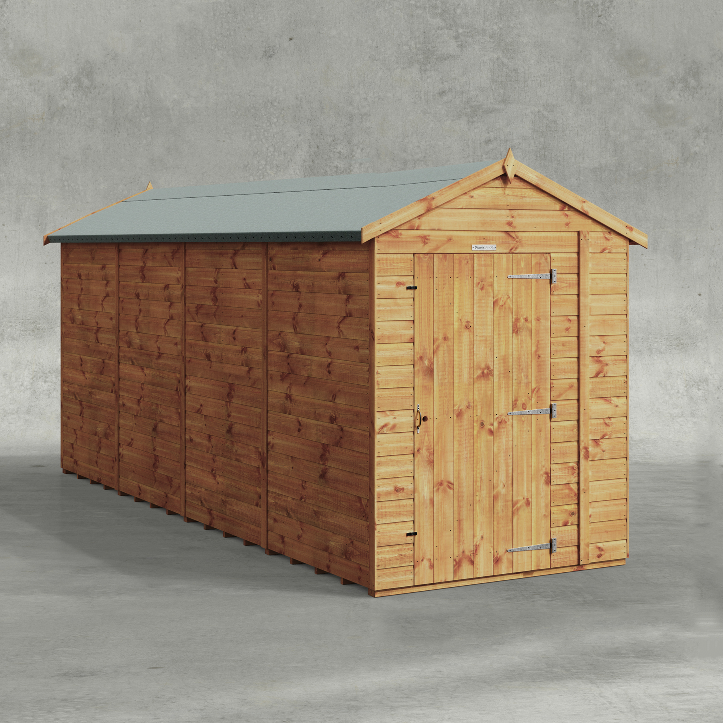 Power Shiplap Apex Shed