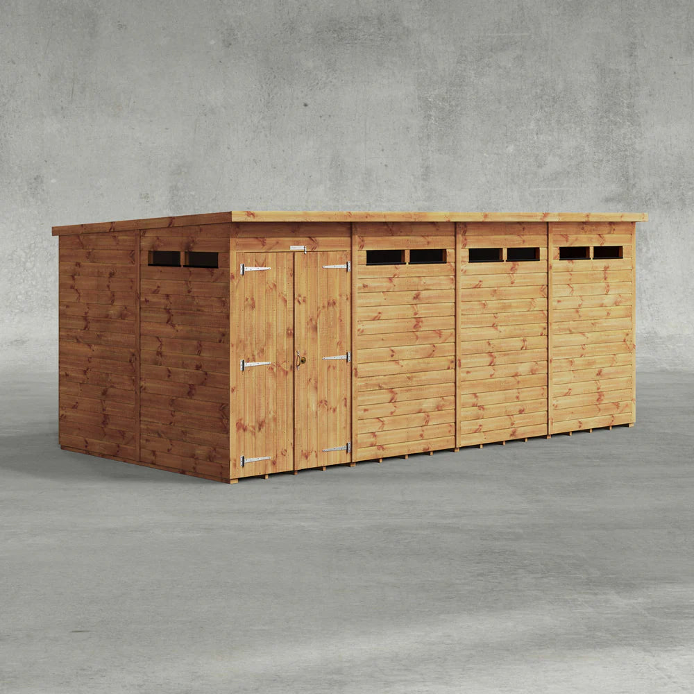 Pent Security Shed