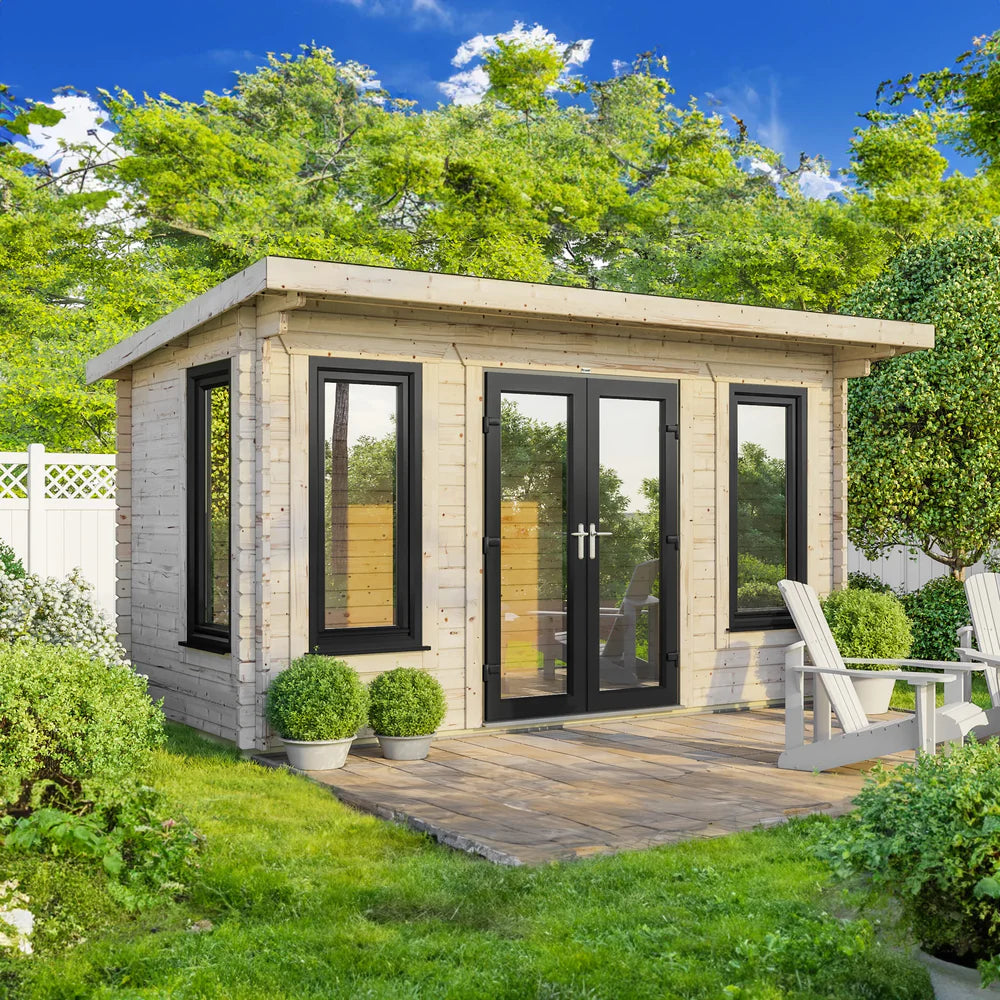 Power Pent Log Cabin - 44mm