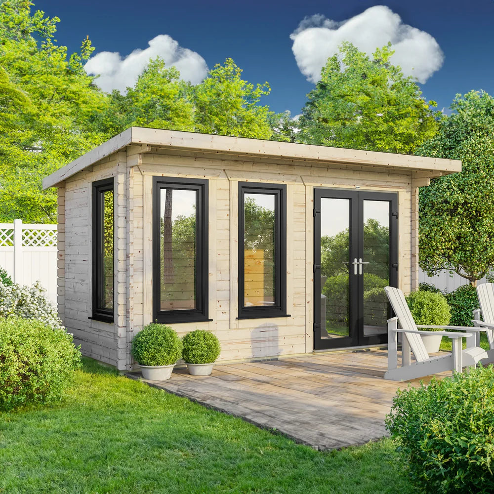 Power Pent Log Cabin - 44mm