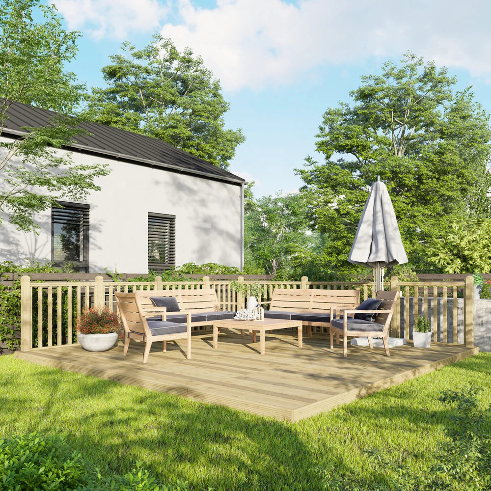 Decking Kit with Two-Sided Handrails