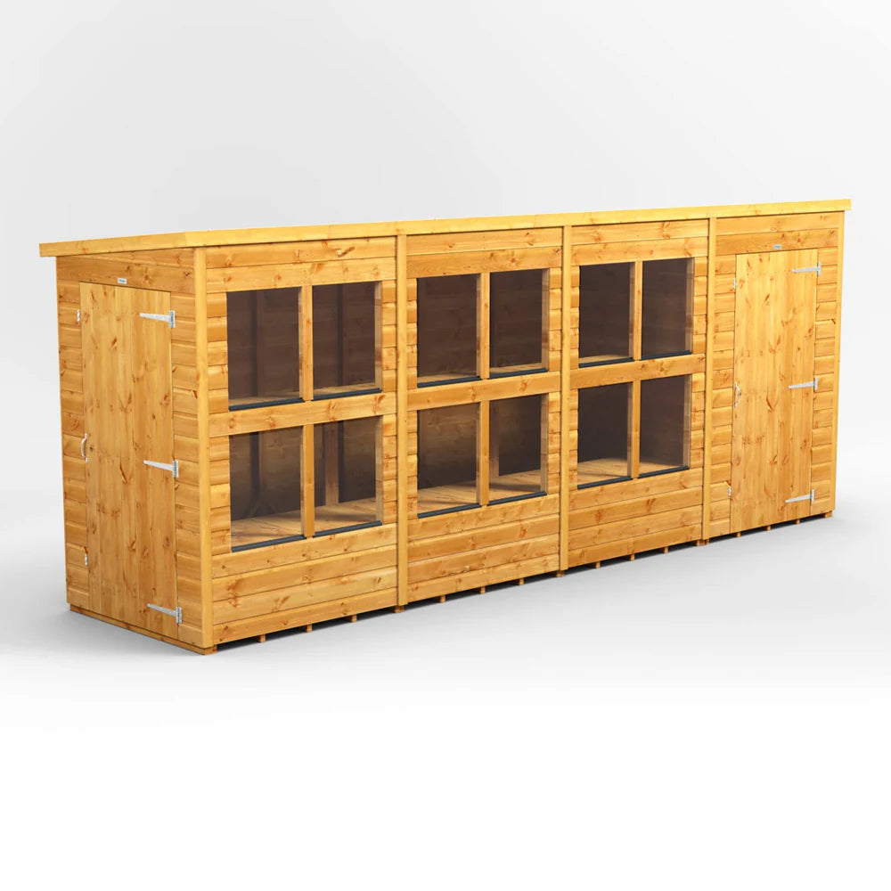Pent Potting Shed with Side Store