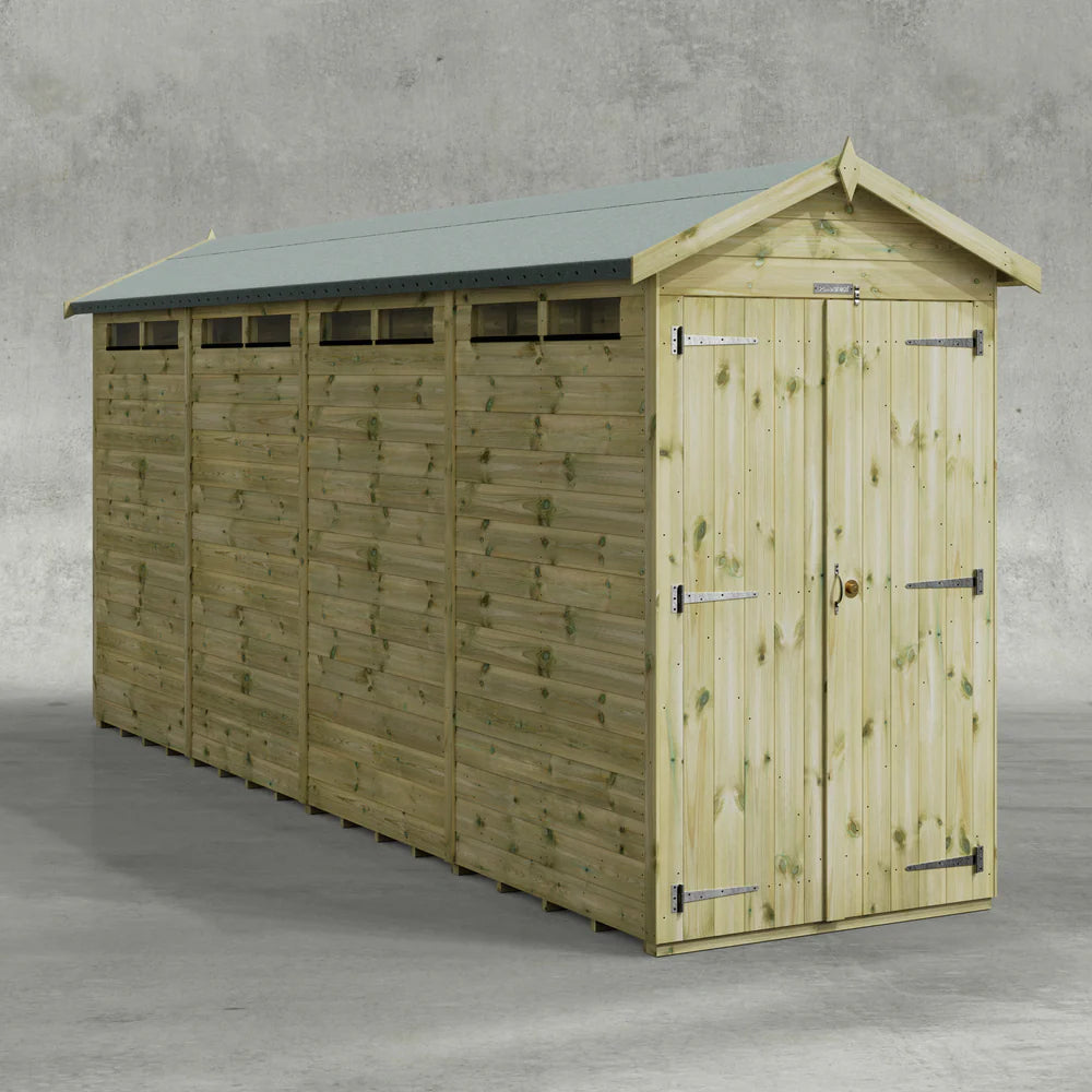 Premium Apex Security Shed