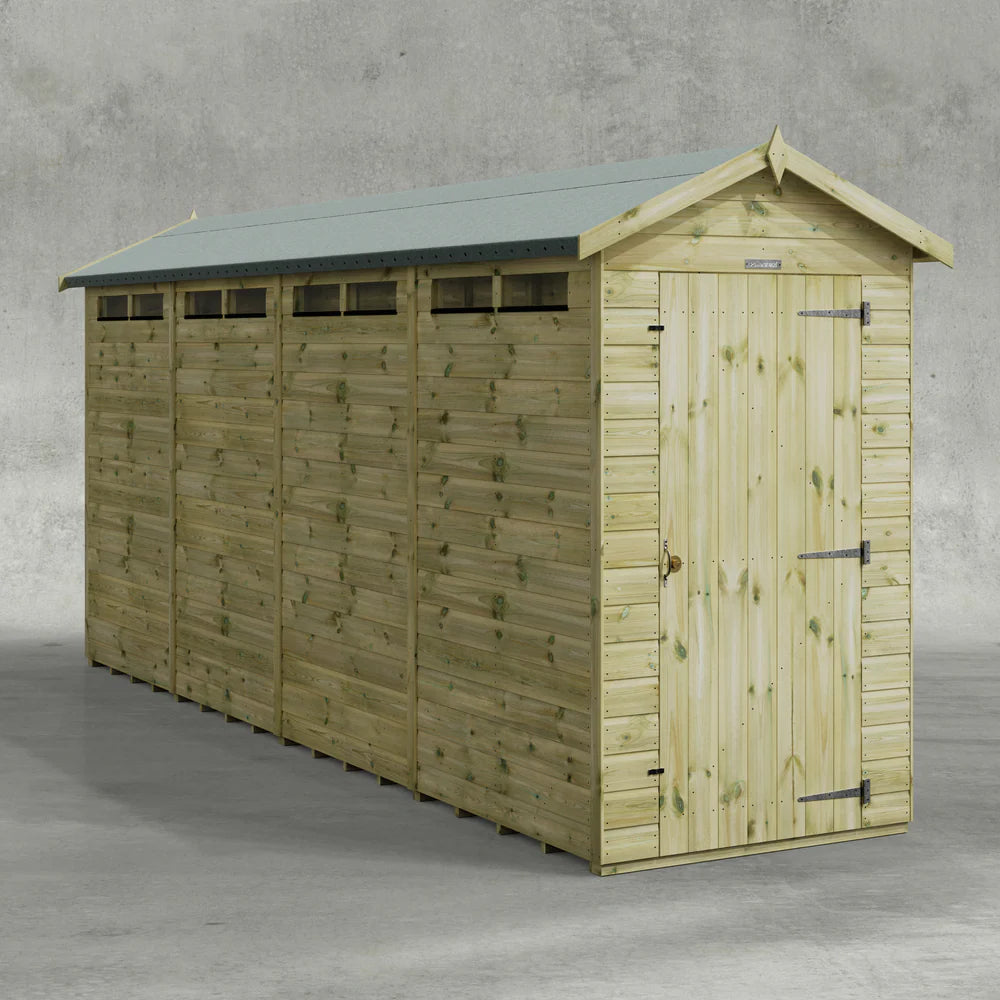 Premium Apex Security Shed