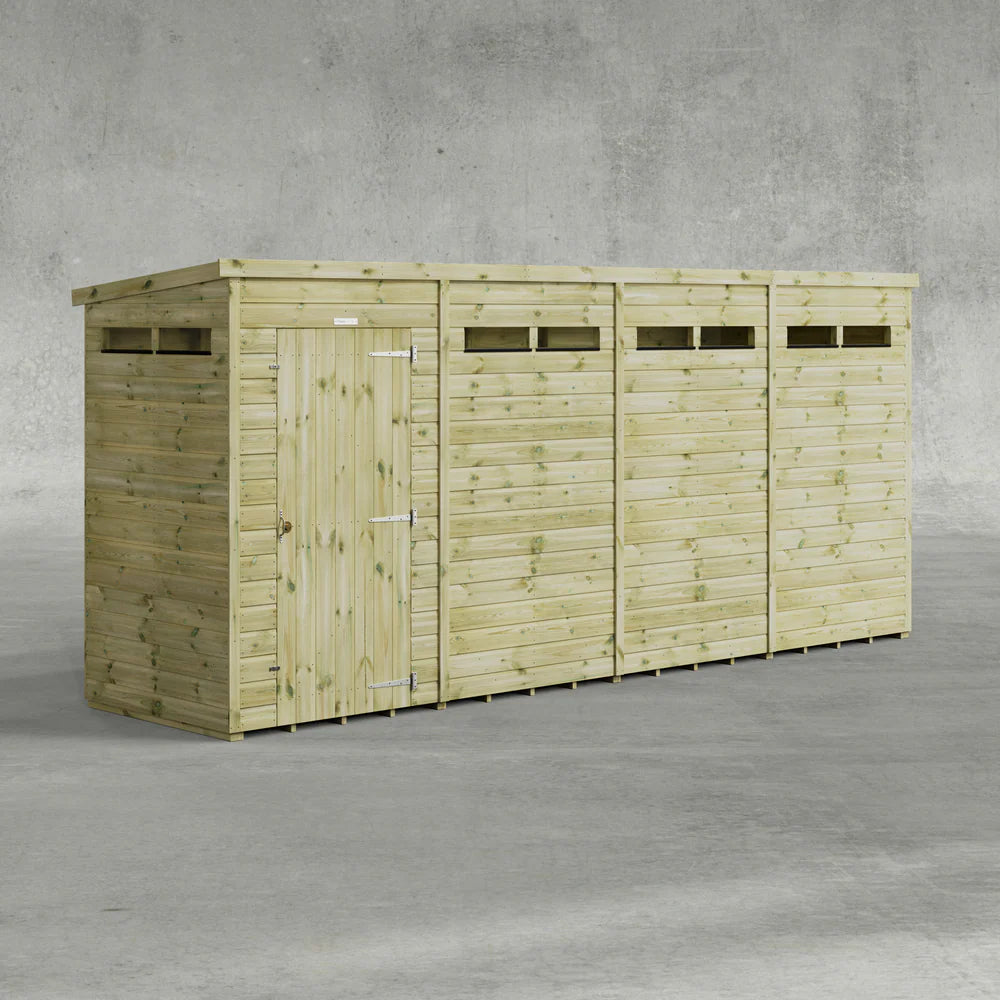 Premium Pent Security Shed