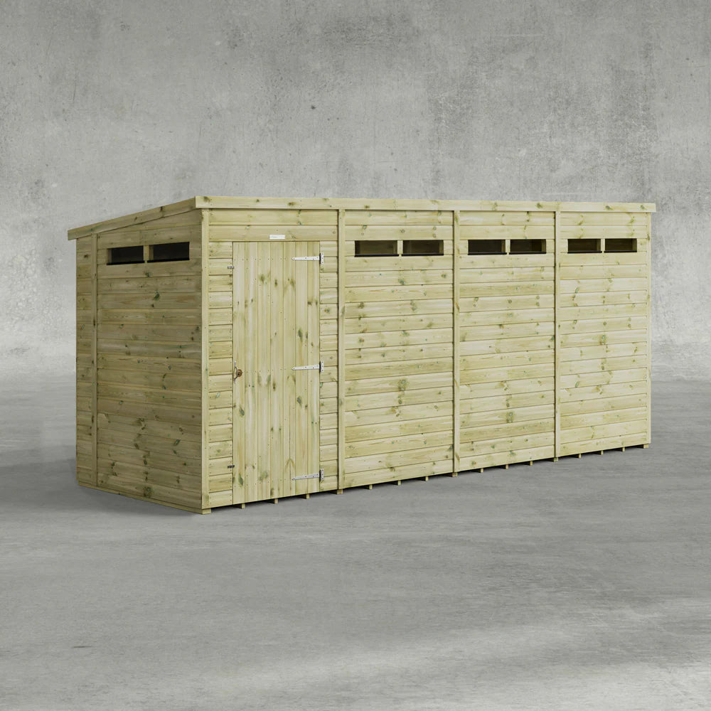 Premium Pent Security Shed