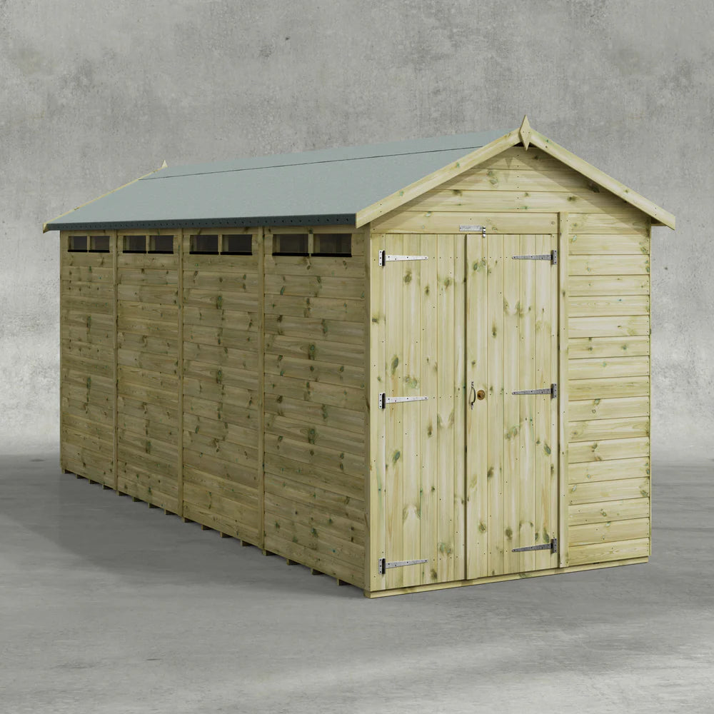 Premium Apex Security Shed