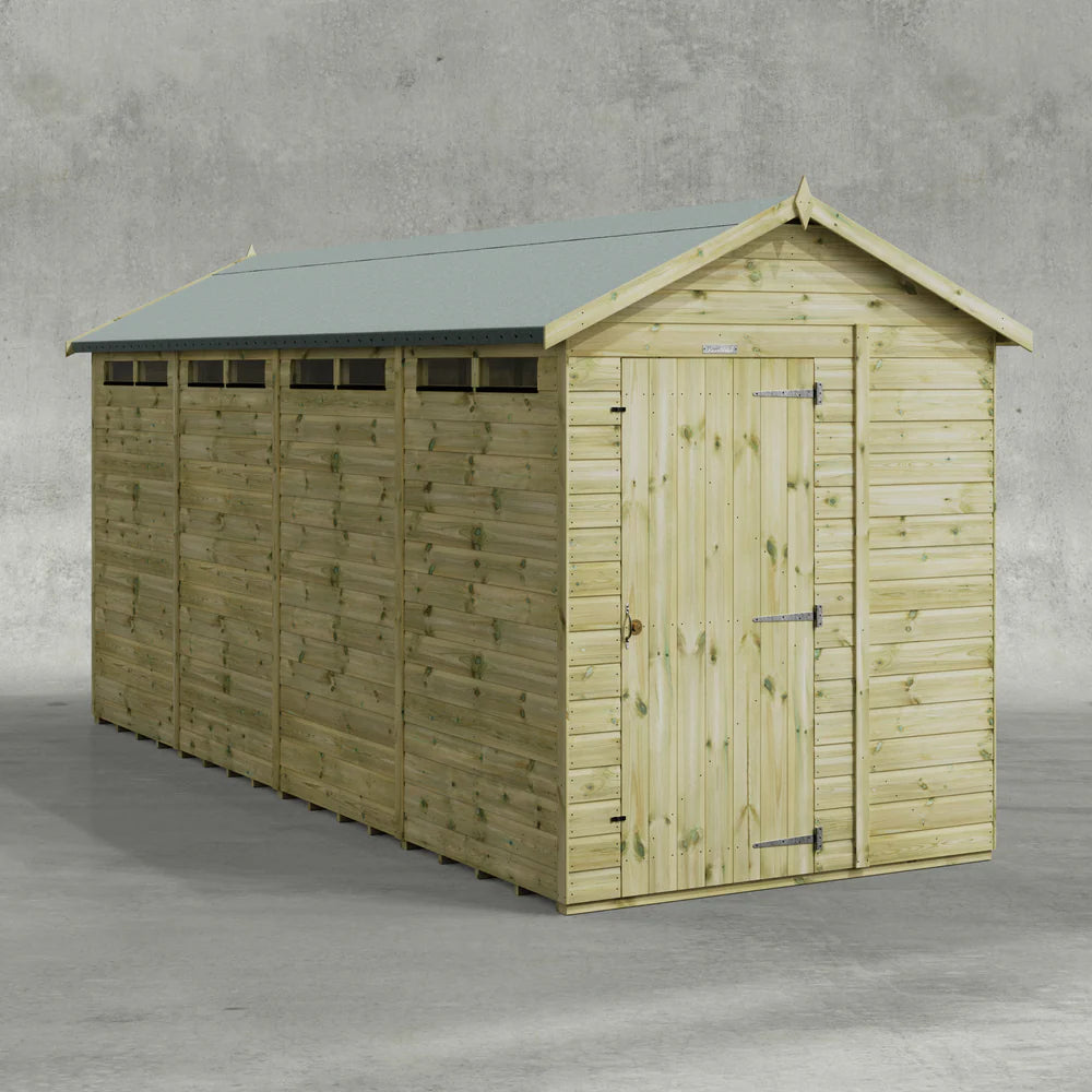 Premium Apex Security Shed
