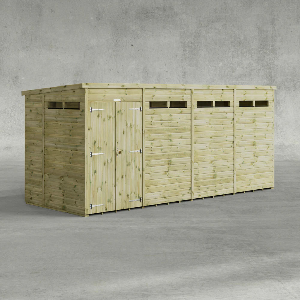 Premium Pent Security Shed