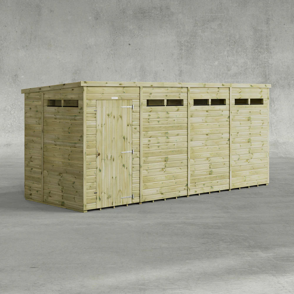 Premium Pent Security Shed