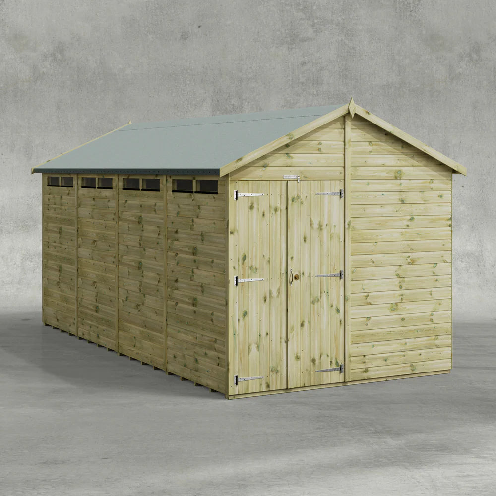 Premium Apex Security Shed