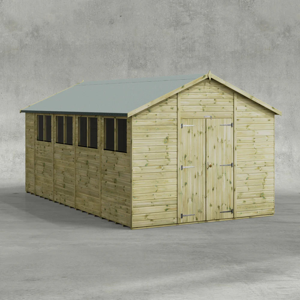 Premium Shiplap Apex Garden Shed