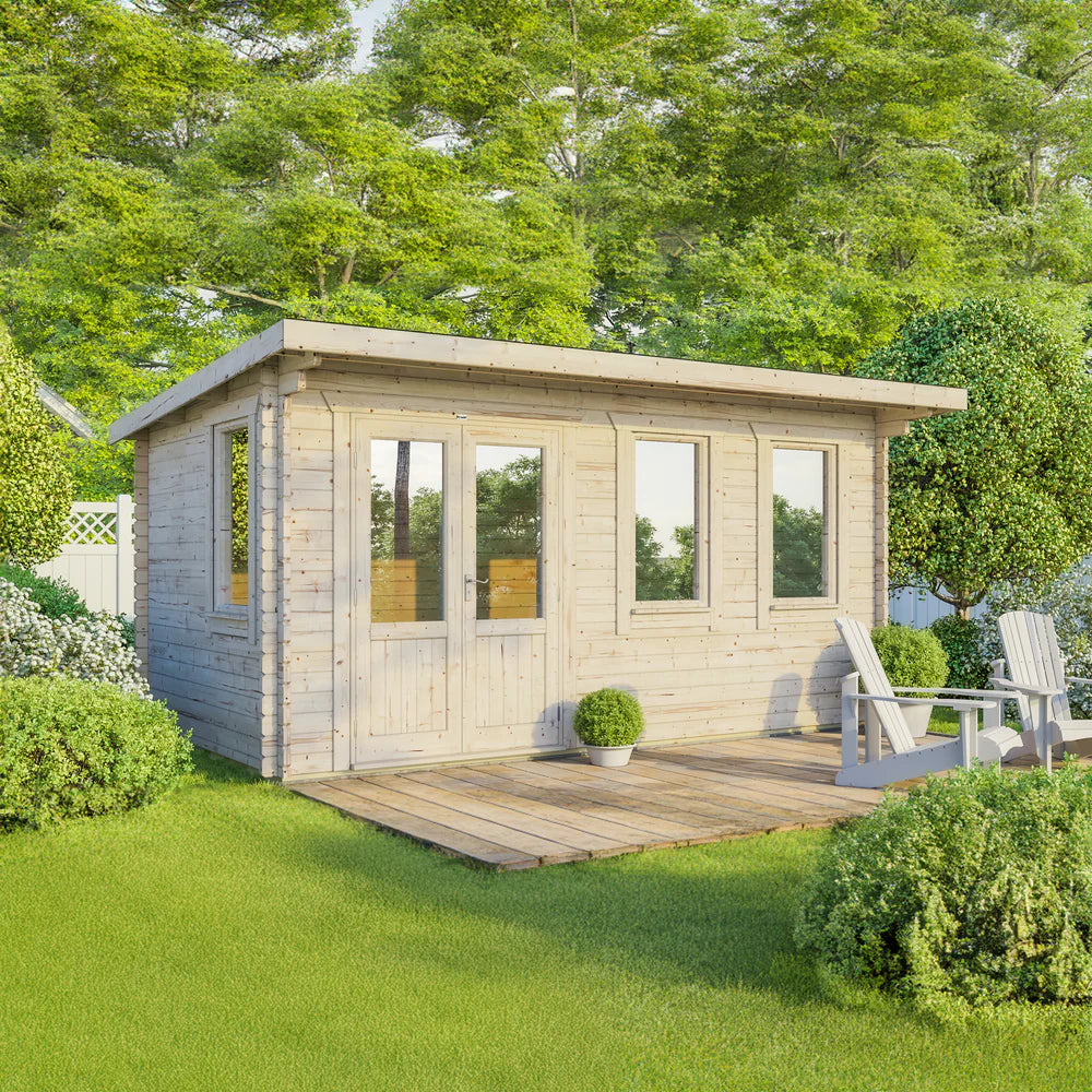 Power Pent Classic Log Cabin - 44mm