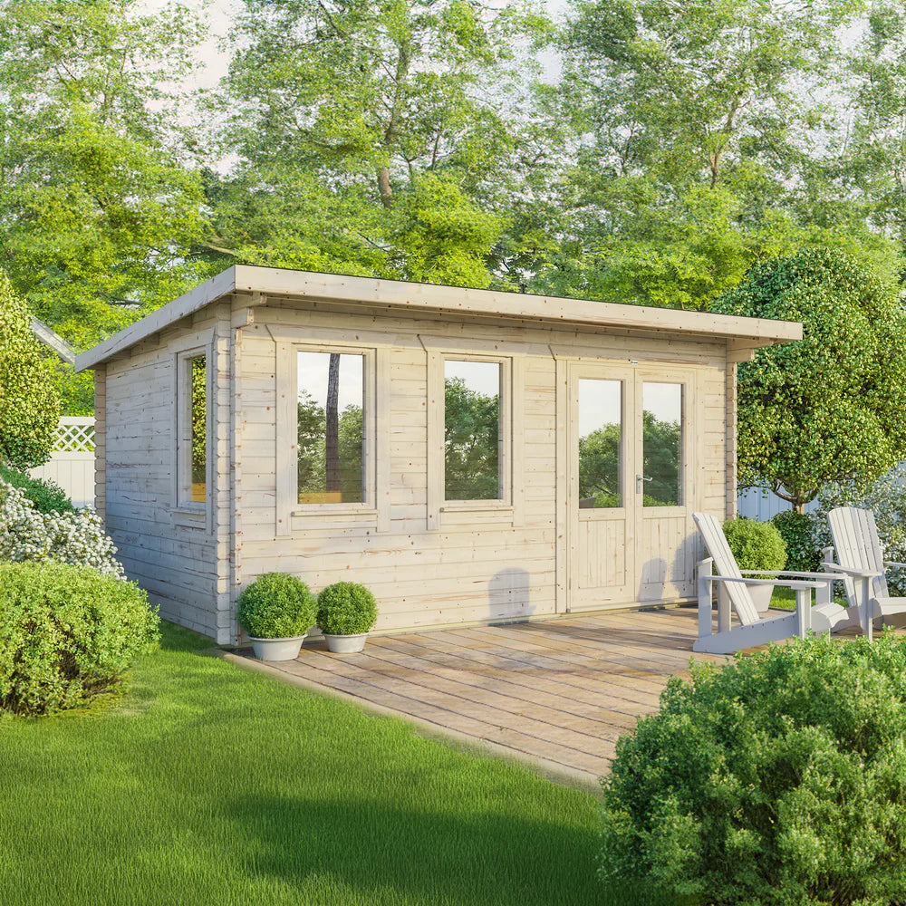 Power Pent Classic Log Cabin - 44mm