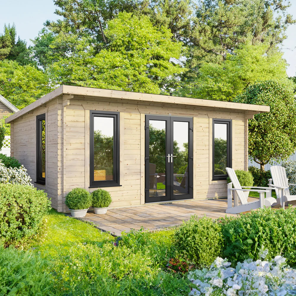 Power Pent Log Cabin - 44mm