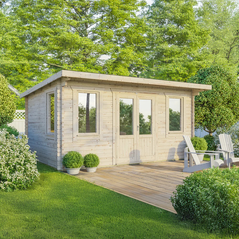 Power Pent Classic Log Cabin - 44mm