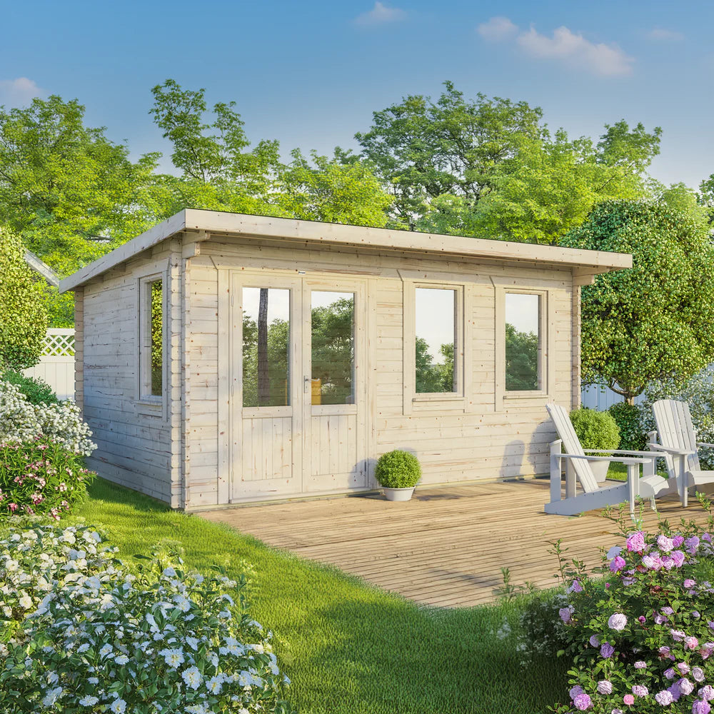 Power Pent Classic Log Cabin - 44mm