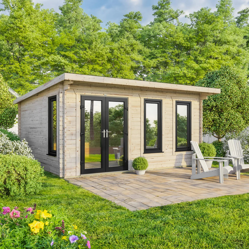 Power Pent Log Cabin - 44mm