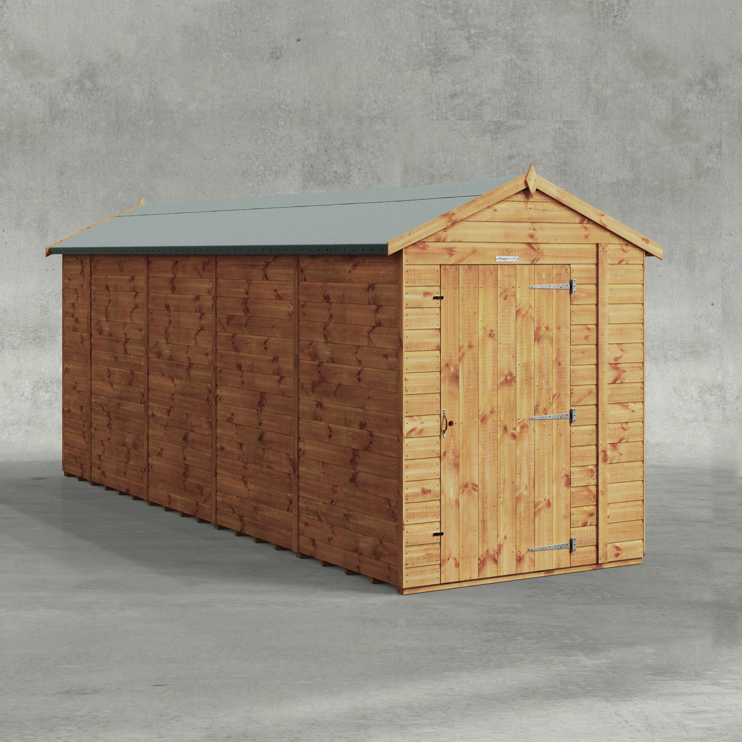 Power Shiplap Apex Shed