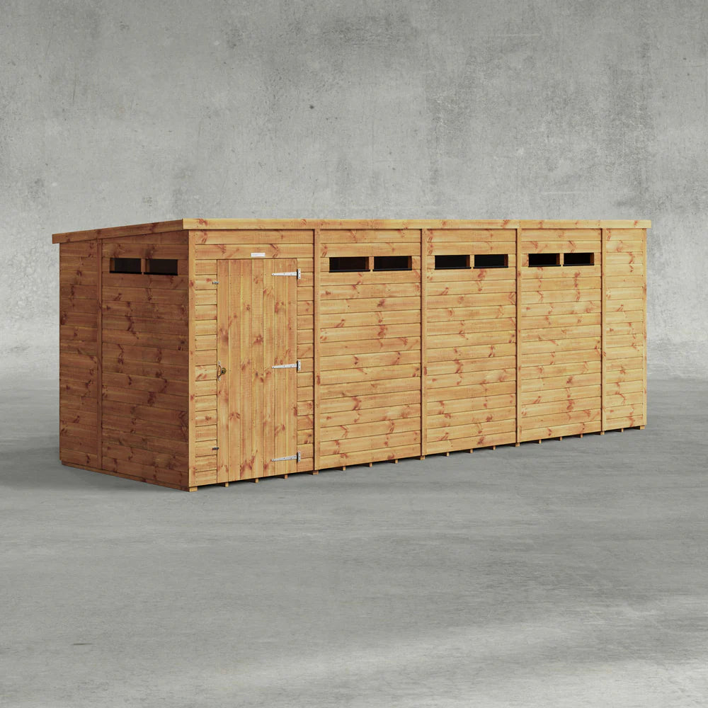 Pent Security Shed