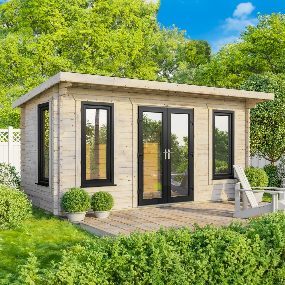 Power Pent Log Cabin - 44mm