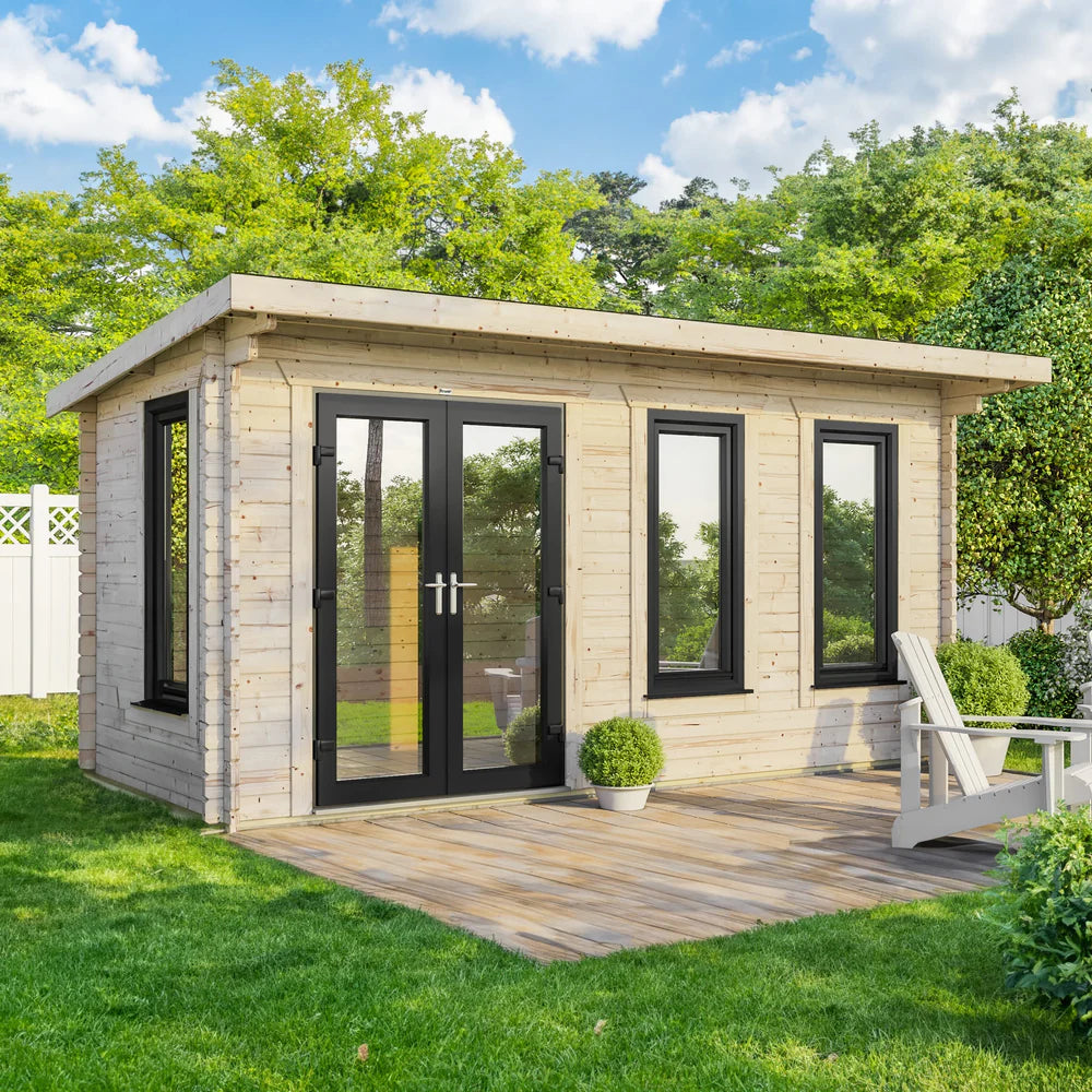 Power Pent Log Cabin - 44mm