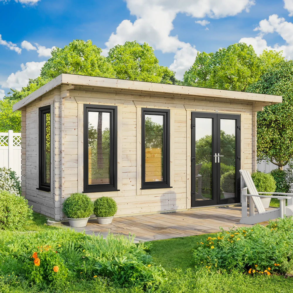 Power Pent Log Cabin - 44mm