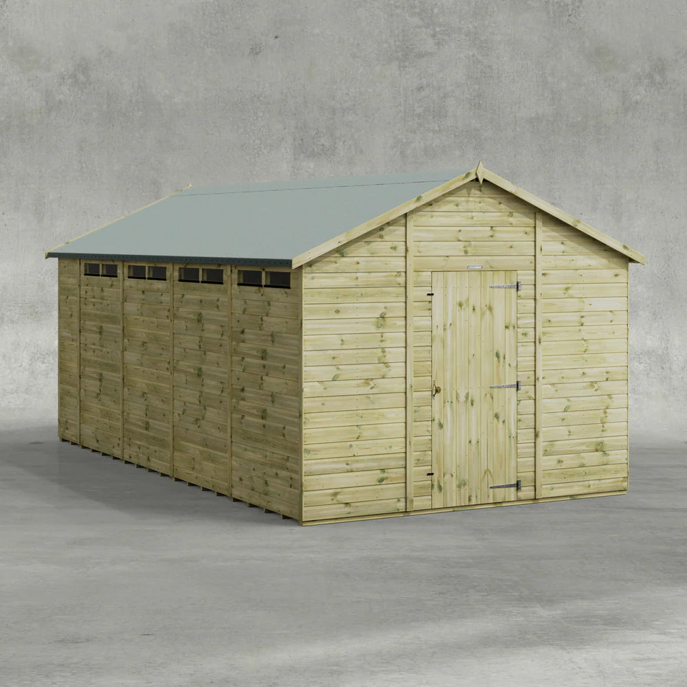 Premium Apex Security Shed