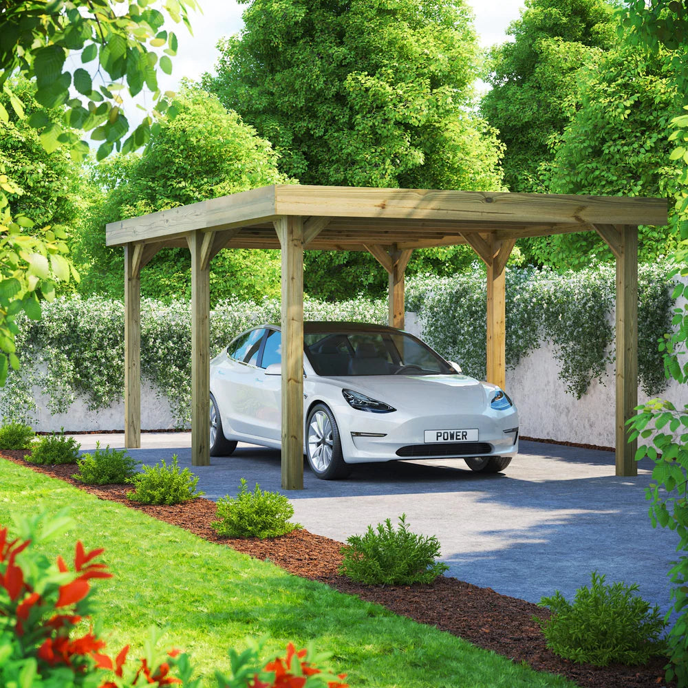 Flat Roof Garden Gazebo