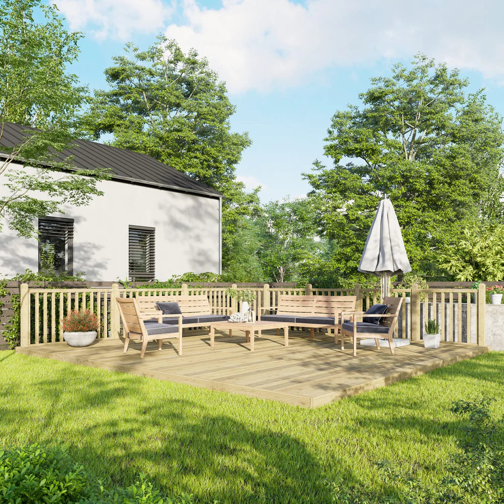 Decking Kit with Two-Sided Handrails