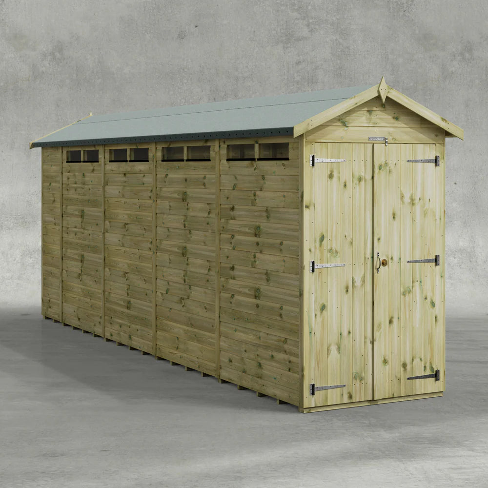 Premium Apex Security Shed