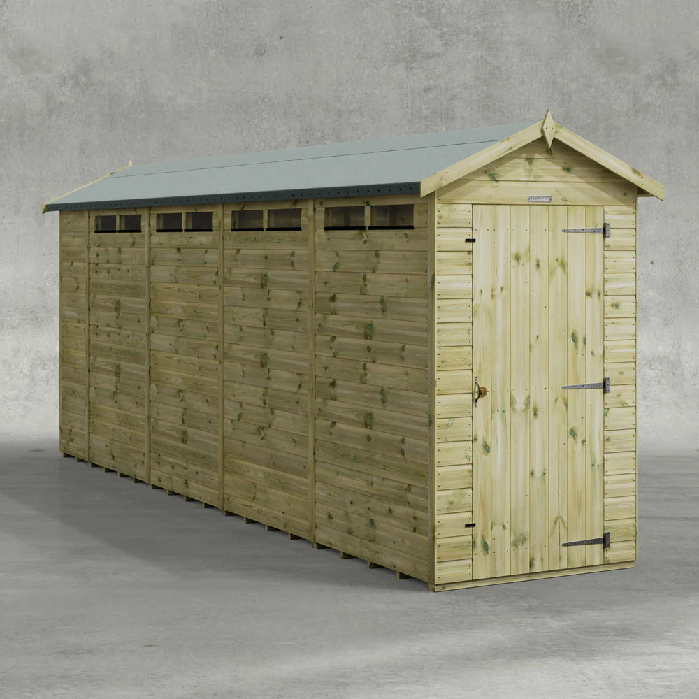 Premium Apex Security Shed