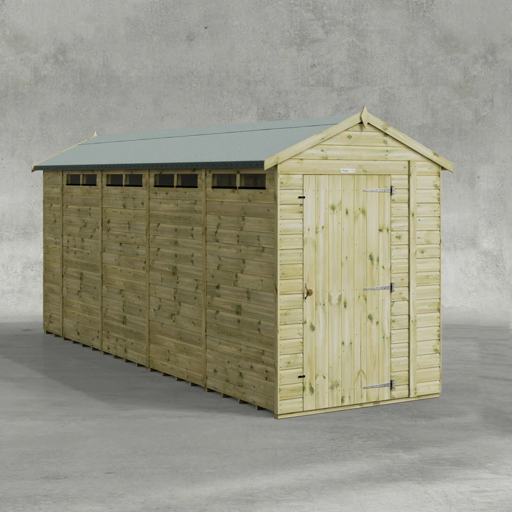 Premium Apex Security Shed