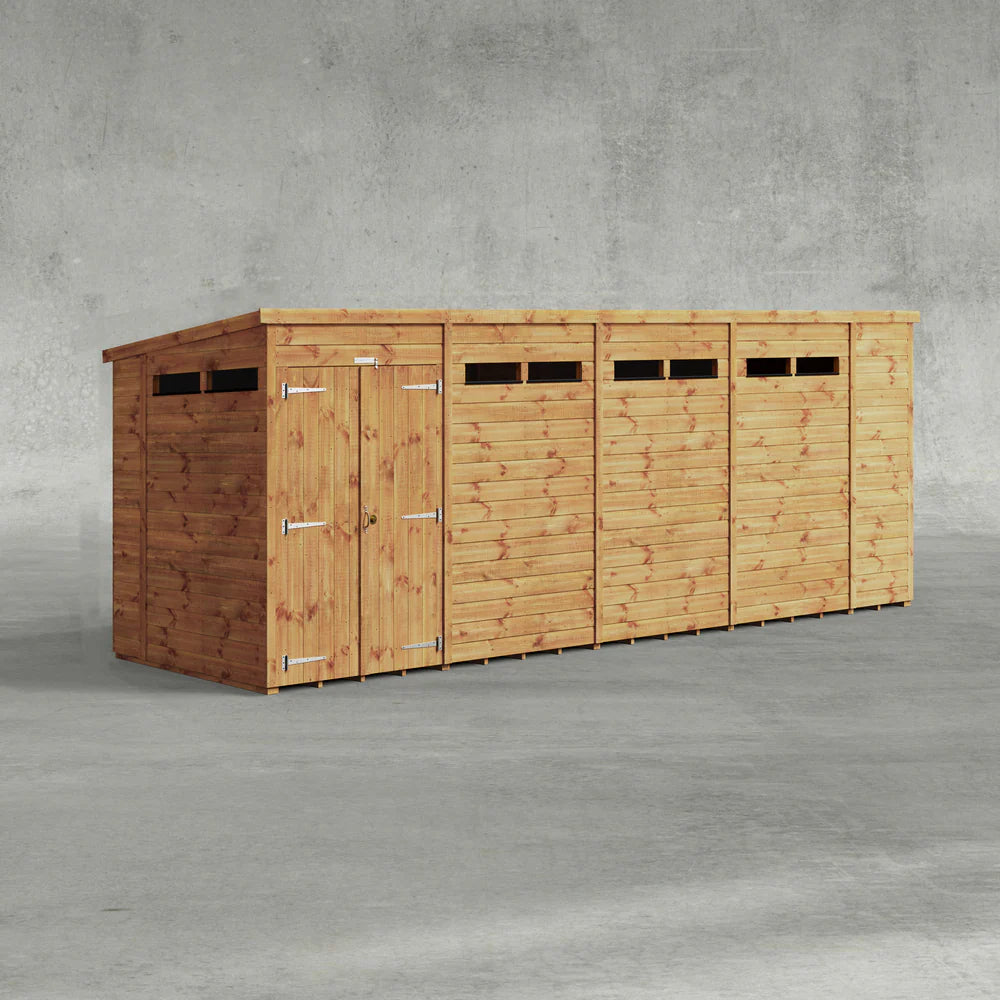 Pent Security Shed