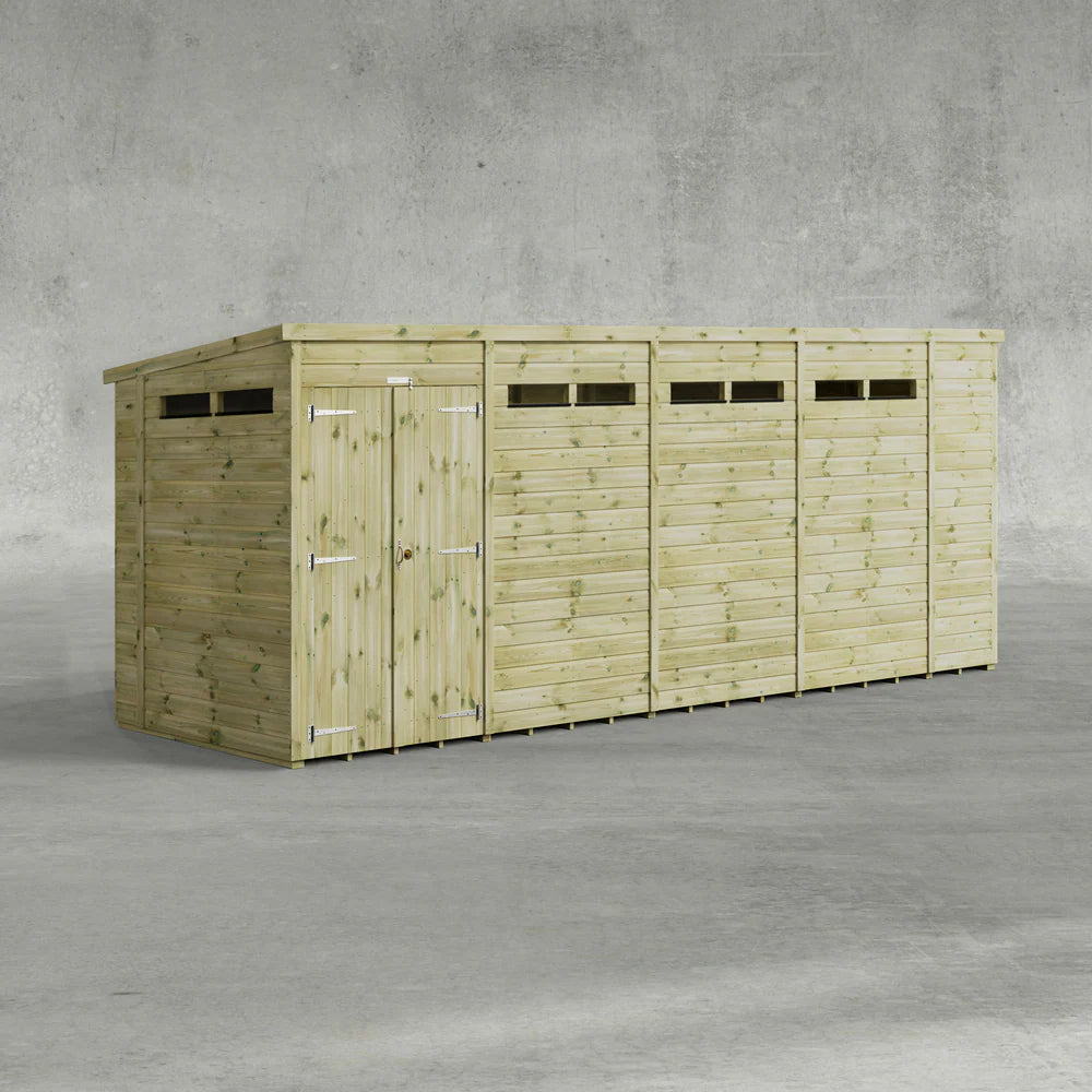 Premium Pent Security Shed