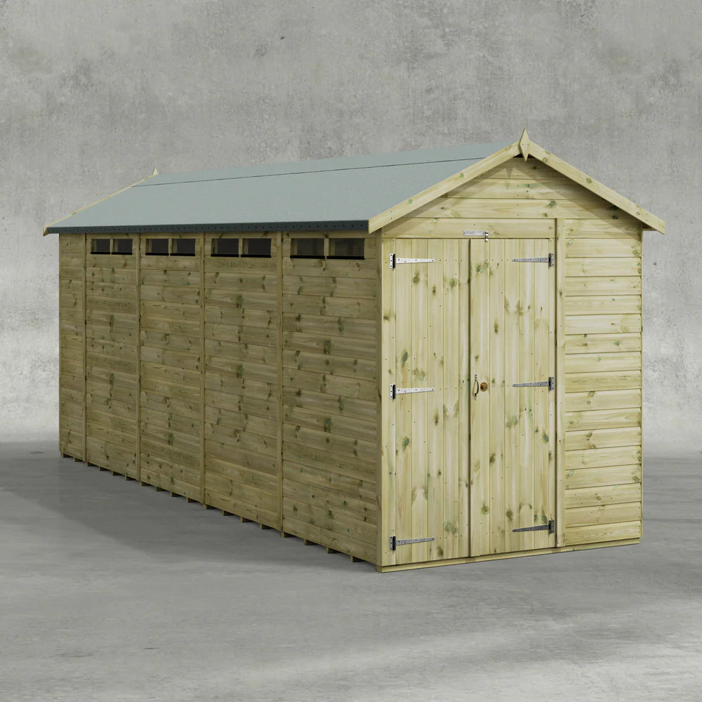 Premium Apex Security Shed