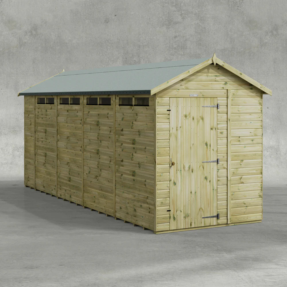 Premium Apex Security Shed