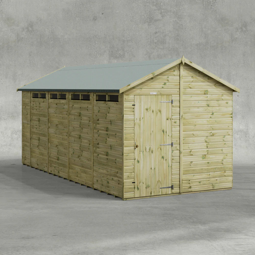 Premium Apex Security Shed