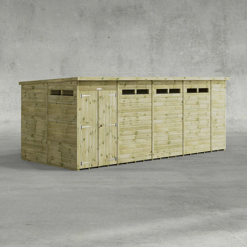Premium Pent Security Shed