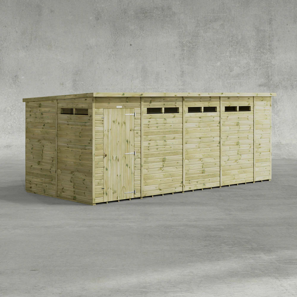 Premium Pent Security Shed